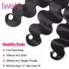Body Wave Bündel menschliches Haar für Frauen weben natürliche schwarze 12a i 134 Stück 240419