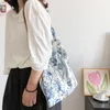 Sac sous arme à corde à corde à vache rétro Jacquard, sac à bornes transversal réglable, nouveau sac à bandoulière en tissu mince pour femmes chinoises