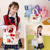 Plüschbag Cinnamoroll Handtasche meine Melodie Aufbewahrung Schulter Make -up -Tasche Anime Stoffed Plushie Rucksack Geschenk Girl