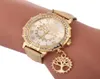 Armband Watch Life of Tree Pattern Pols Watch Woman Surface9883524