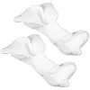 Hundkläder 4 datorer Pet Foot Cover Snow Booties skor Katter Valp täcker Disponibla stövlar Små hundar Skodon utomhus