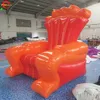 2.5mLx2.5mWx3mH (8.2x8.2x10ft) Outdoor Activities free shipping kids royal inflatable throne chair with king N queen theme for children parties and events