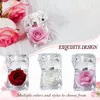 Decorative Flowers 1PCS Immortal Preserved Rose Flower Real Fresh Decorations Crystal Box Wedding Valentines Birthday Creative Gifts