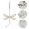 Décorations de jardin créatives Metal Wing Dragonfly Crystal Suncatcher Wind Carings Butterfly Home Decor Window Car Ornements