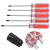 Openers 5 stks torx schroevendraaier set magnetische torx star bit driver beveiliging schroevendraaier schroeven driver herstel opening tool t15 t20 t25 t27