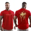 Heren T-shirts Zomerheren Casual T-shirt Gym Outdoor Running Short Slve T-Shirt Fashion O Neck Warrior Gym Otenized Mens Clothing T240425