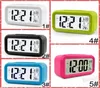 Mémoire de mue en plastique LCD Horloge intelligente Température de l'horloge de chevet de chevet de couches numériques posensives Sniomaliers nocturnes Calendrier BH3685839