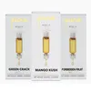 Gouden Luer Lock Pure Glass -spuit 1,0 ml met meetmarkering Tip OLIE VULLING TROBLE voor dikke oliën Cartridge Vaporizer 3 kleurendozen Verpakking