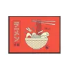 Schilderijen schilderijen ramen noedels met eieren canvas poster Japanese vintage sushi eten schilderen retro keuken restaurant muur kunst decor dhwzr