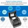 Netum 58-мм тепловой принтер 58 мм USB Thermal Printer USB System System System Supermarket NT-5890K 240420