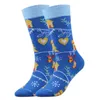 Men's Socks Cartoon Christmas For Men Women Funny Mid-tube Fashion Creative Winter Warm Home Gifts Decorations