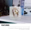 Uhrenboxen 6 PCs Storage Box Exquisite Case Watches Delicate Halter transparenter Display -Regal -Schmuck tragbar