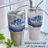 Magic Mountain Cup Thermal Mug 24 Hours Freeze Thermos Bottle Stainless Steel Water Tumbler Vakuumflaskor Ice 30oz 240415