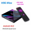 Android 10.0 Smart TV RK3318 4GB 32GB 4K WIFI Media Player Android 10 H96max TVbox dla Europy