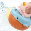 Baby Bath Toys Baby Win-Up Down Bath Touet Cartoon Rabbit Whale Water Play Toy Couleur vibrante drôle Toddler Boys Girls Girls Douche jouet