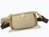 Sac à bandoulière pour femmes de créateurs sacs de chaîne préférés de luxe en cuir 3 pièces mode mini sac à main
