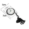 Mini Military Compass Map Scale Ruler Outdoor Camping Hiking Cycling Compass Geological Base Plate Compass met Scout Lanyard