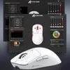 Attaquez Shark x3 Bluetooth Mouspixart PAW3395 Trimode Connection Interportée 8KHZWiredless 4KHZMACRO GAMING MOUSE 240419