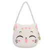 Cartoon Childrens Crossbody Body Bag schattige Cat Kids Fashion Coin Purse Handtas Mini -schouder voor meisjes en jongens 240424
