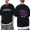 Hine Gun Kelly Hip Hop Singer 2024 Tour Surrounding Short Sleeve Harajuku T-shirt for Men and Women