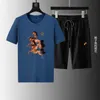 Designer T-Shirt Shorts T-Shirt zweiteilige Set Männer Frau Mode Baumwolle Sommer Tee Marke Set M-4xl Größe