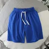 Sommarkvartalstrandshorts stora byxor Lossa fast färg Hem Fritid Floral underbyxor Fashion Men