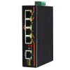 Обувь Diewu 5 Ports Poe Switch 10/100 Мбит/с сетевой сетевой переключатель типа Din Rail с RJ45 POE Port Portrination Grade Fast Ethernet Switch