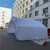 Cadre de tente publicitaire gonflable extérieure tunnel de tente blanche avec rideau pour l'adversation et l'exposition