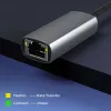 Hubs USB C Ethernet USBC TO RJ45 Адаптер LAN для MacBook Pro Samsung Galaxy S10/S9/Note20 Type C Сетевая карта USB Ethernet