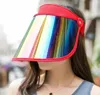 1 Summer Curling Top Sun Hat Riding Curling Sun Visor Cap Collapsible Cover Cap Visirs For Car Anti UV Light Cap Whole7566875