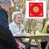 Bordduk Square Poker Track: Red Board Games Tile Topper Mahjong Track för hemmet