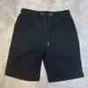 40 kg100 kg sommar 100% bomull mjuk män dragsko midja svart vit gulrosa rosa casual shorts 4xl 5xl 240415