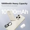 Cell Power Banks MovesPeed S10 Pacote de energia magnética sem fio 10000mAh Ultrathin Portable PD20W Carregador de bateria externo adequado para iPhone Samsung