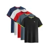 T-shirt di fred polo perry maschera t-shirt top di alta qualità polo di lusso maglietta ricamata da uomo donna coppia coppia stradale semplice manica corta t-shirt a collo rotondo asciugatura casual