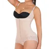 Women's Shapers Open Bust Shapewear For Women Adjustable Strpe Body Shaper Tummy Control Faja Post Recovery Wear Seamless Bodysuit