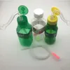 Traveling da viaggio in plastica mini bevande bevande bottiglia per bombe per bombe per olio tubo d'acqua per fumare