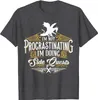 Herren-T-Shirts nicht zögern Nebenquests Lustige RPG Gamer Dragons T-Shirt Tops T Shirt Neueste Cosie Cotton Men T Shirts Design T240425