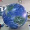 Outdoor Activities 6m dia (20ft) with blower giant Inflatable Earth Balloon With LED Lights Hanging Inflatable LED Moon Planet Model Toys for Decoration