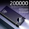 Banki zasilania telefonu komórkowego 50000MAH Power Bank Super Fast Chargr PowerBank Portable ładowarka cyfrowa wyświetlacz zewnętrzny pakiet baterii J240428