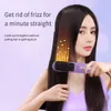 2 in 1 Wireless Hair Straightener Curler Comb Dryer and Straightening Brush 2600mAh Styling Appliance Crimper 240424