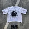 Mäns T-skjortor Gotisk stil tryckt europeisk / amerikansk trendiga t-shirts för män och kvinnor retro harajuku kortärmad lös avslappnad sommar