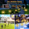 12Led Solar Flame Light OutdoorwaterProof 12leds Torches Landschap Lamp voor Outdoor Courtyard Garden Yardhalloween Decorations 240411