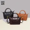 New Hand-woven Bag Fashion Dumpling Handbag High-end Dragon Xiang Bag Texture Trendy Shoulder Crossbody Bag