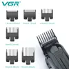 VGR Clipper Hair Cutting Machine Electric Professional Trimmer Cordless for Men Digital Display V282 240411