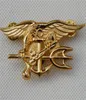 الولايات المتحدة البحرية ختم النسر مرساة ترايدنت ميدالية ميدالية موحد شارة الذهب شارة هالوين cosplay toy191p2004225