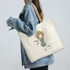 高品質のデザイナーバッグデザイナーの女性バッグ高品質のトートバッグキャンバスバッグ女性のショッピングバッグジッパー漫画のかわいい猫のトート