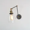 Lampes murales Iron Art Simple Vintage Light Nordic pliing lampe Salon Room Escalier Rocker Rocker Berne