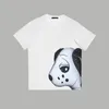 24SS Paris Rabbit Dog Chicken Leopard Zebra Balloon HD Print Tee Designer T Shirt Spring Summer Summer Fashion Skateboard Men Women Tshirt 0428