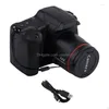 Digitalkameror Portable Travel Vlog Camera Pography 16x Zoom 1080p HD SLR Anti-Shake PO för Live Stream Drop Delivery P O DHZB7