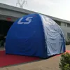 Högkvalitativ gigantisk uppblåsbar evenemangstält med utskrifter gummibåtar Dome Tent Spider Party Tents Trade Show Kiosk för reklam